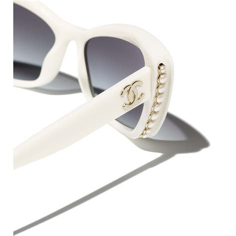 chanel white quilted sunglasses|authentic Chanel sunglasses.